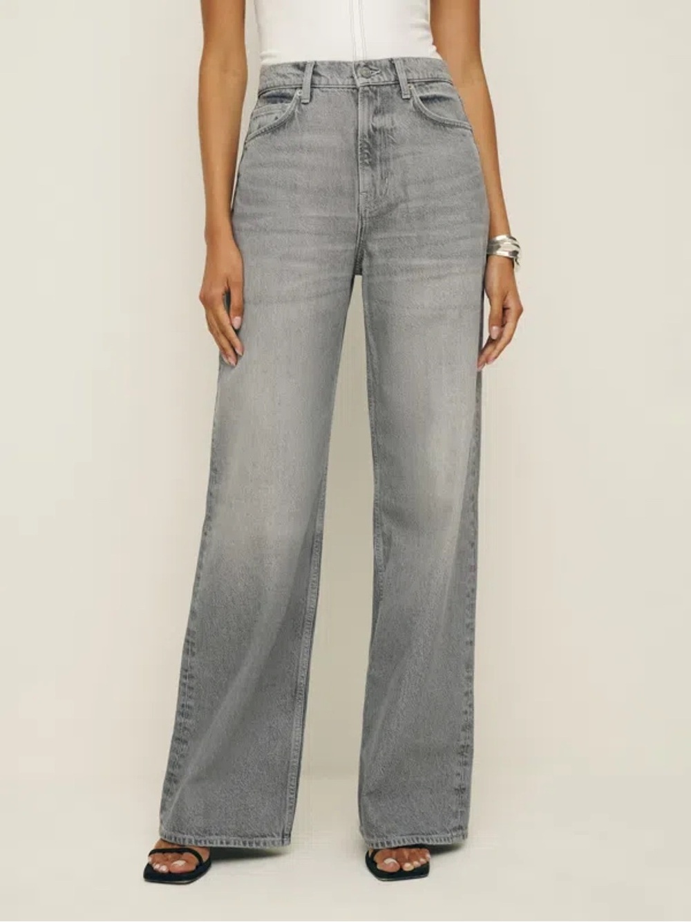 Reformation Cary Jeans in Nixie Grey 27